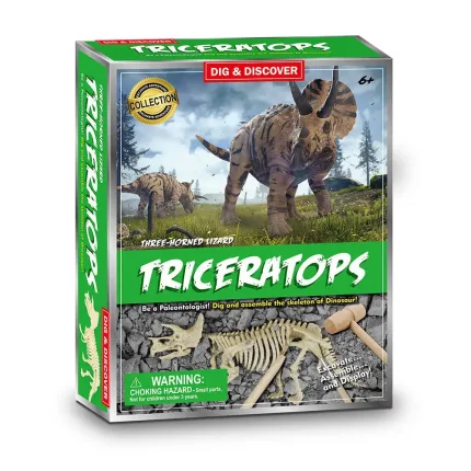 کیت اکتشاف دایناسور - triceratops