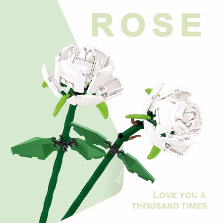لگو گل رز سفید - Image 3