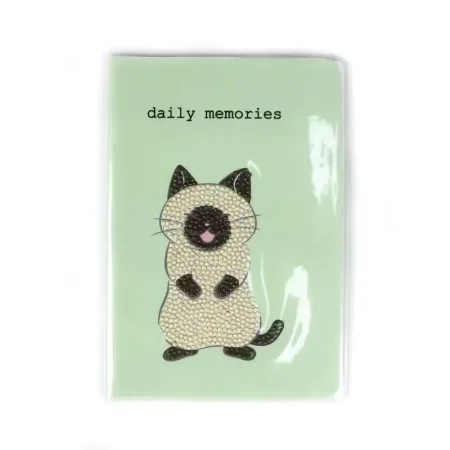 دفتر نقاشی الماسی طرح گربه هیمالین