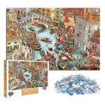 پازل هزار تکه کانال بسته بندی آسیب دیده