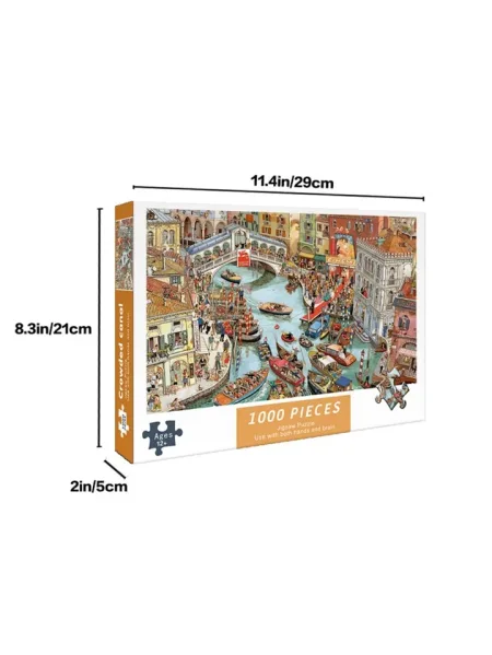 پازل هزار تکه کانال بسته بندی آسیب دیده - Image 2