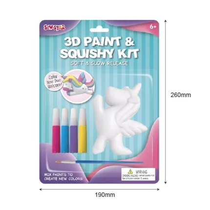 3d paint unicorn