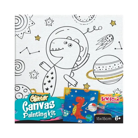 کیت رنگ آمیزی کودکان - دایناسور فضانورد