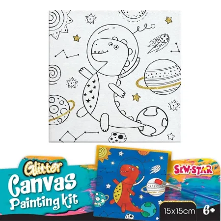 کیت رنگ آمیزی کودکان - دایناسور فضانورد - Image 4