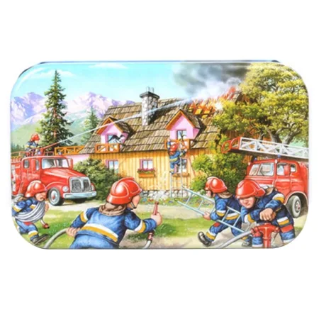 IMG_9158 پازل کودک 60 تکه چوبی جعبه فلزی کد 8