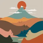 رنگ آمیزی با اعداد - کوه پیشی