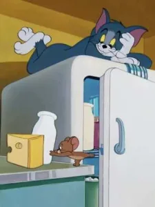 نقاشی الماسی تام و جری