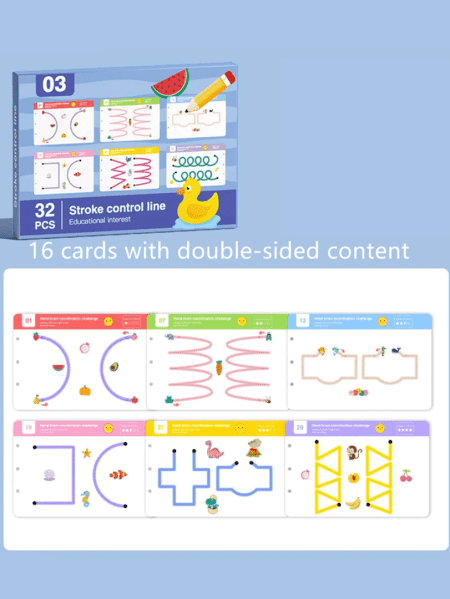 کیت افزایش مهارت قلم - دست ورزی کودکان با اتصال نقطه به نقطه - Image 4