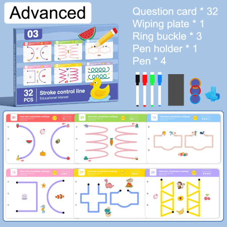 کیت افزایش مهارت قلم - دست ورزی کودکان با اتصال نقطه به نقطه - Image 5
