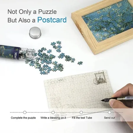 مینی پازل ۱۵۰ تکه شب پر ستاره بر فراز رن - Image 9