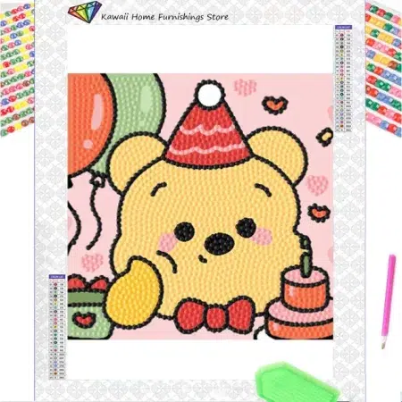 تابلو نقاشی الماسی وینی پو - Image 2