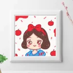 تابلو نقاشی الماسی سفید برفی