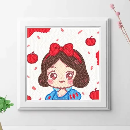 IMG_0470 تابلو نقاشی الماسی سفید برفی - Image 1