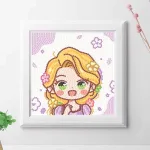 تابلو نقاشی الماسی راپونزل