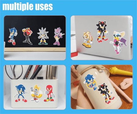 پک استیکر نقاشی الماسی سونیک - Image 3