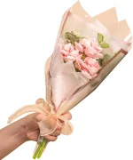 دسته گل لگو رز صورتی - Image 2