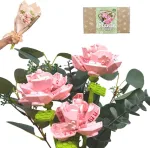 دسته گل لگو رز صورتی - Image 5