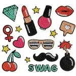 پک استیکر نقاشی الماسی کد۳۳