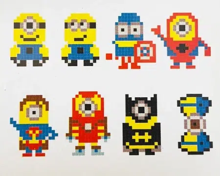 پک استیکر نقاشی الماسی مینیون - Image 1