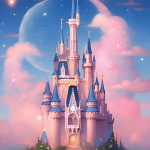 کیت نقاشی الماسی قلعه دیزنی