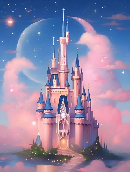 IMG_6010 کیت نقاشی الماسی قلعه دیزنی - Image 1