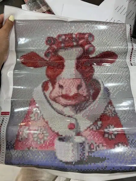 کیت نقاشی الماسی طرح گاو - Image 2