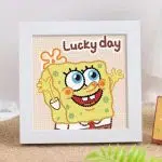تابلو نقاشی الماسی باب اسفنجی Lucky Day