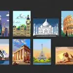 پک کیت نقاشی الماسی ۸ تایی کد۱