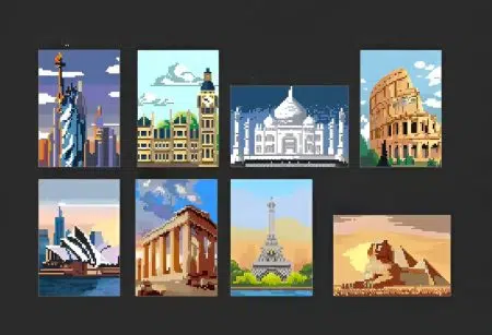 پک کیت نقاشی الماسی ۸ تایی کد۱ - Image 1