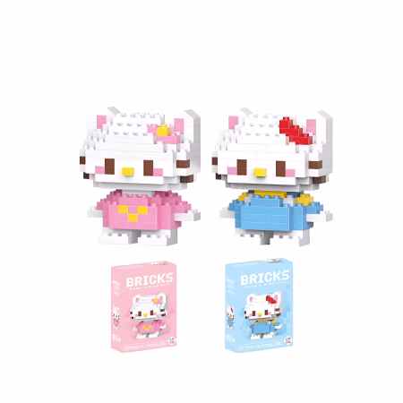 IMG_6339 لگو کیتی آبی و صورتی - Image 1