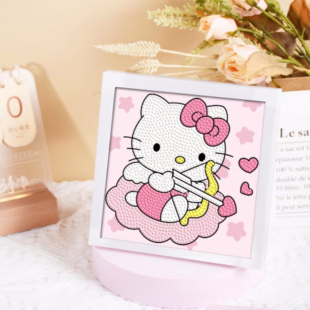 IMG_6389 تابلو نقاشی الماسی هلو کیتی ۲ - Image 1