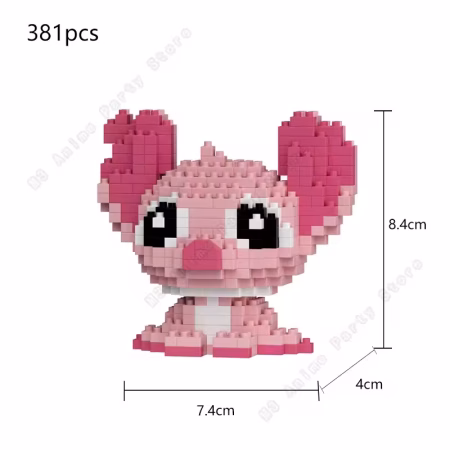 IMG_6420 لگو استیچ صورتی سایز بزرگ - Image 1