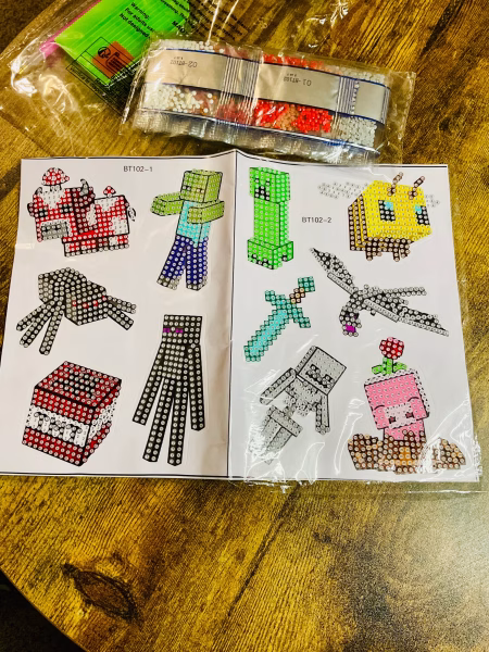 پک استیکر نقاشی الماسی ماینکرفت - Image 2