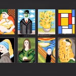 پک نقاشی الماسی ۸تایی کد ۰۹