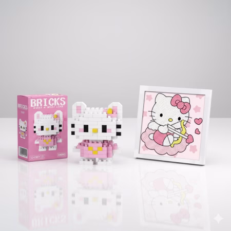 پک لگو و نقاشی الماسی هلو کیتی - Image 1