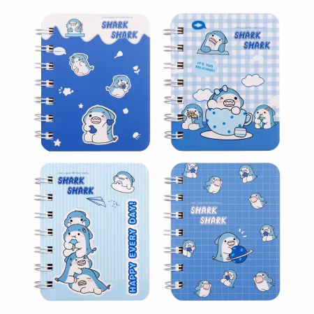 پک 4 تایی دفترچه طرح کوسه - Image 6